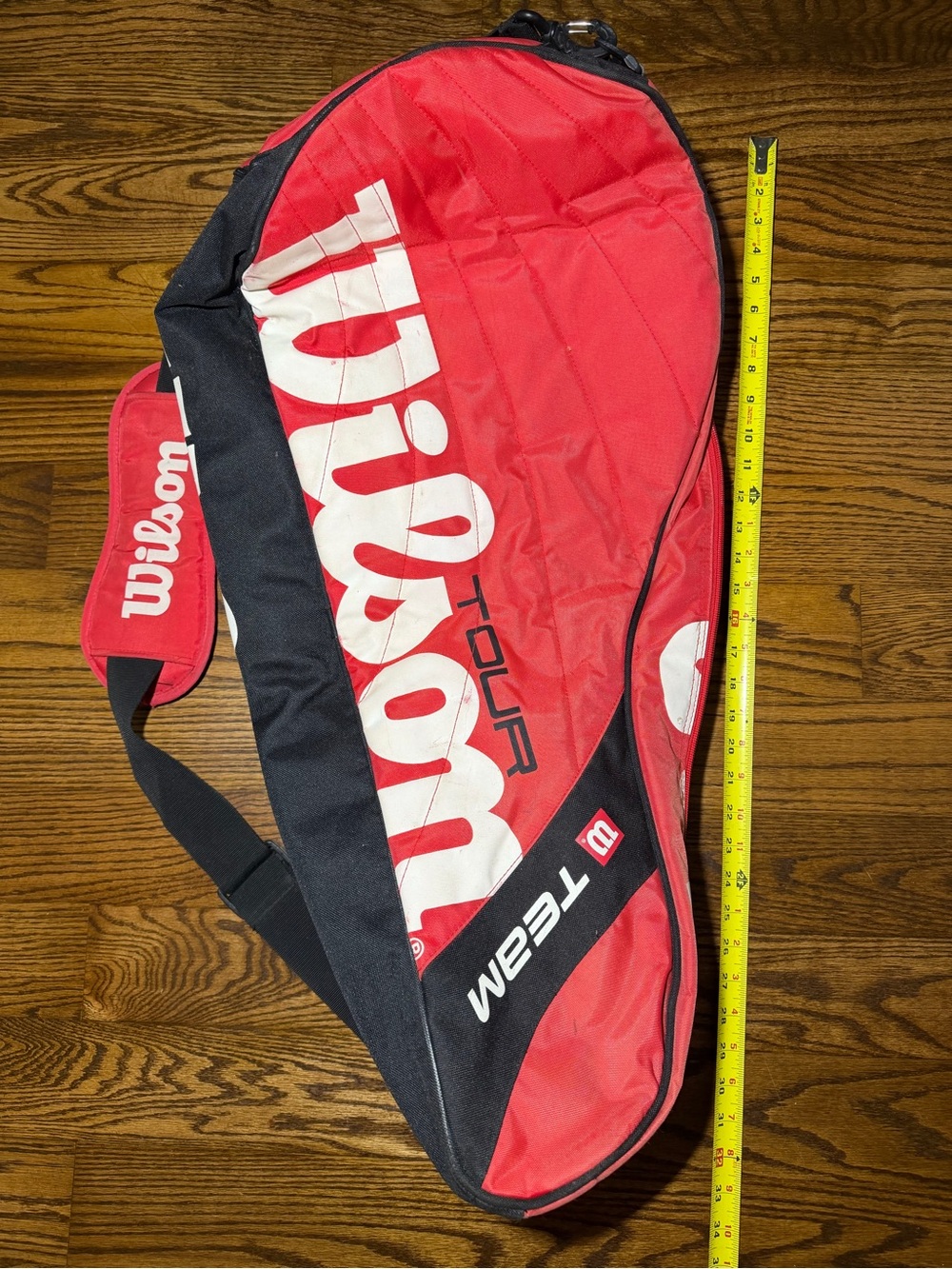 Wilson Red and Black Tennis Racquet Bag